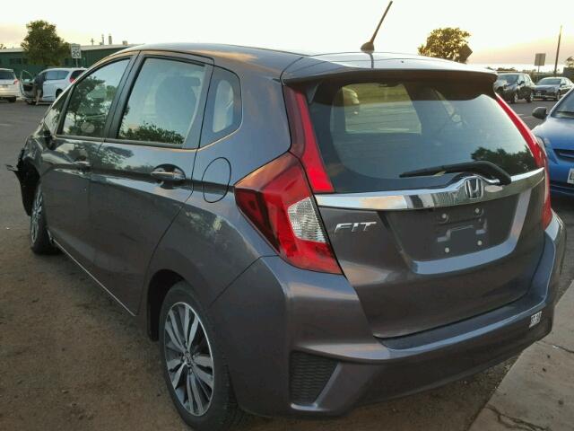 JHMGK5H70GS000519 - 2016 HONDA FIT EX GRAY photo 3