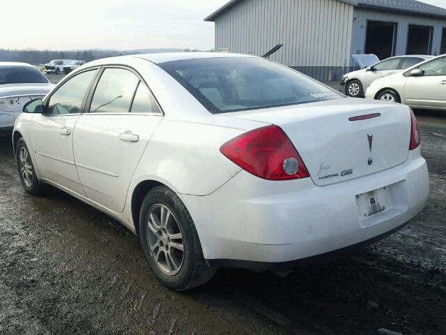 1G2ZF55B364184000 - 2006 PONTIAC G6 SE WHITE photo 3