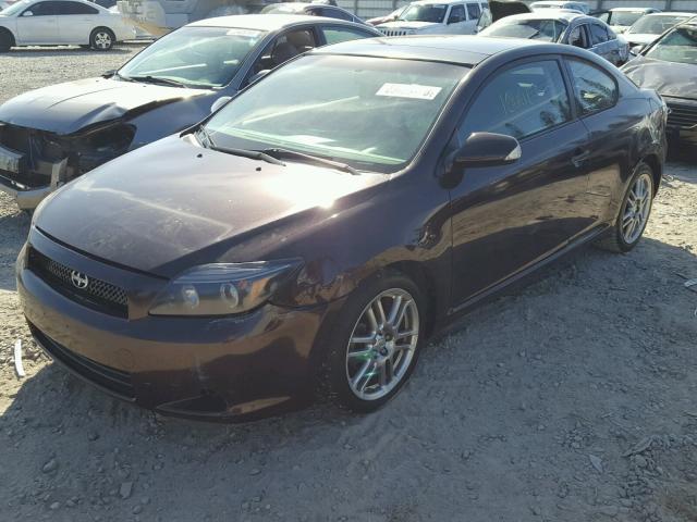 JTKDE167480252108 - 2008 TOYOTA SCION TC BURGUNDY photo 2