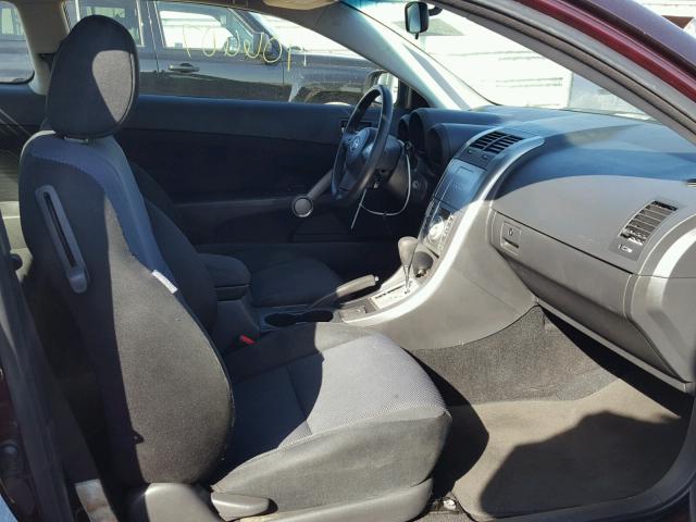 JTKDE167480252108 - 2008 TOYOTA SCION TC 勃艮第红 照片 5