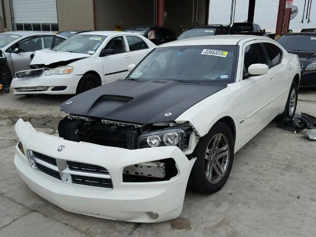 2B3KA53H38H246747 - 2008 DODGE CHARGER R/ WHITE photo 2