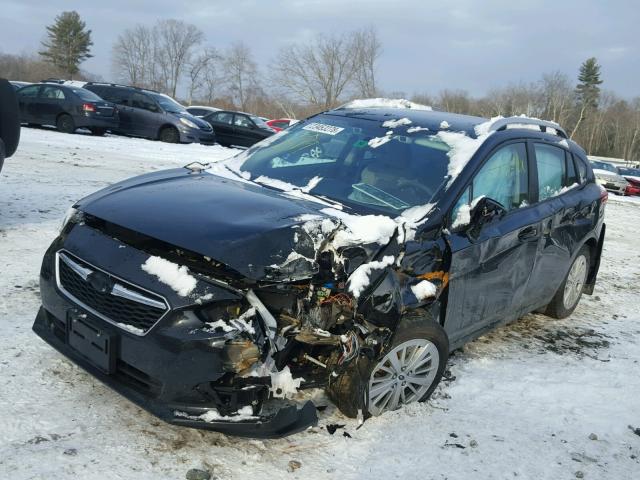 4S3GTAD60H3751247 - 2017 SUBARU IMPREZA PR BLACK photo 2