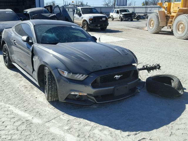 1FA6P8CFXH5247406 - 2017 FORD MUSTANG GT GRAY photo 1