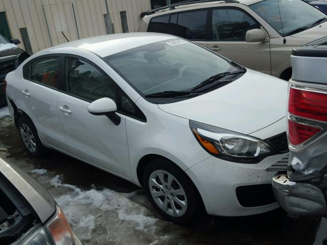 KNADM4A32C6055697 - 2012 KIA RIO LX WHITE photo 1