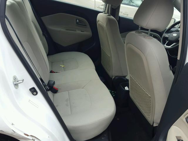KNADM4A32C6055697 - 2012 KIA RIO LX Սպիտակ լուսանկար 6