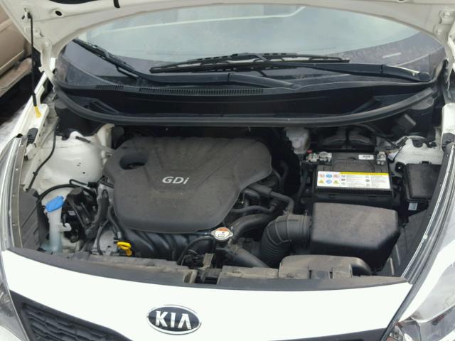 KNADM4A32C6055697 - 2012 KIA RIO LX Սպիտակ լուսանկար 7