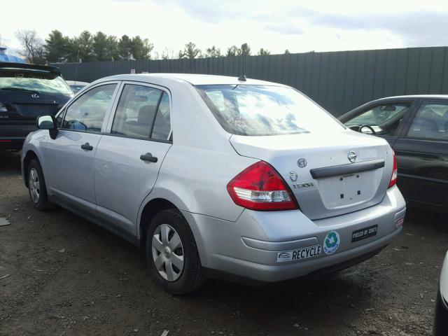 3N1CC11E49L476601 - 2009 NISSAN VERSA S SILVER photo 3