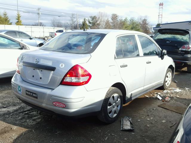 3N1CC11E49L476601 - 2009 NISSAN VERSA S SILVER photo 4