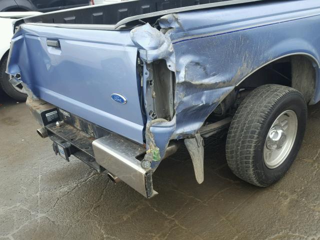 1FTCR10A6VTA45046 - 1997 FORD RANGER BLUE photo 9