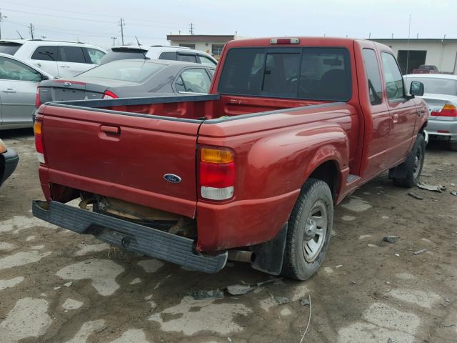 1FTYR14C4WPB31578 - 1998 FORD RANGER SUP ORANGE photo 4