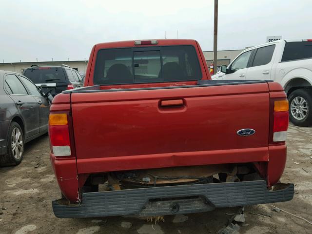 1FTYR14C4WPB31578 - 1998 FORD RANGER SUP ORANGE photo 6