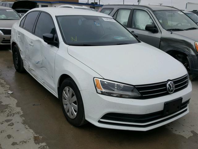 3VW2K7AJ8FM284239 - 2015 VOLKSWAGEN JETTA BASE 白色 照片 1