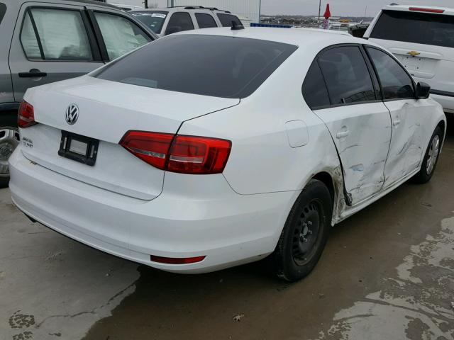 3VW2K7AJ8FM284239 - 2015 VOLKSWAGEN JETTA BASE 白色 照片 4