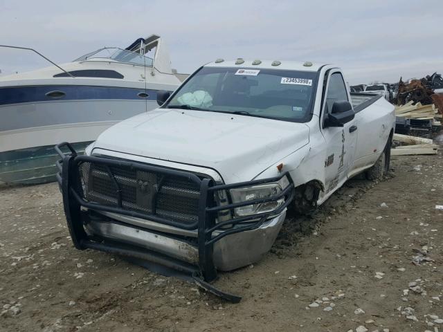 3D73M4EL8BG565256 - 2011 DODGE RAM 3500 WHITE photo 2