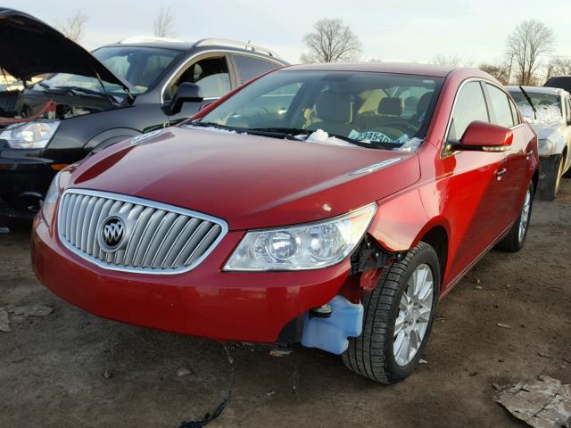 1G4GD5ER7CF315284 - 2012 BUICK LACROSSE P RED photo 2