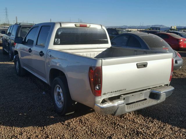 1GCCS13E378235573 - 2007 CHEVROLET COLORADO SILVER photo 3