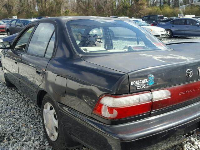 2T1BB02E8VC204022 - 1997 TOYOTA COROLLA DX BLACK photo 3