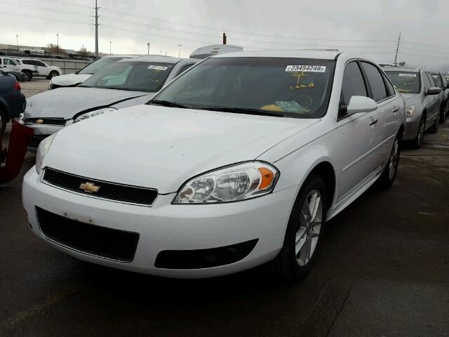 2G1WC5E33C1107546 - 2012 CHEVROLET IMPALA LTZ WHITE photo 2