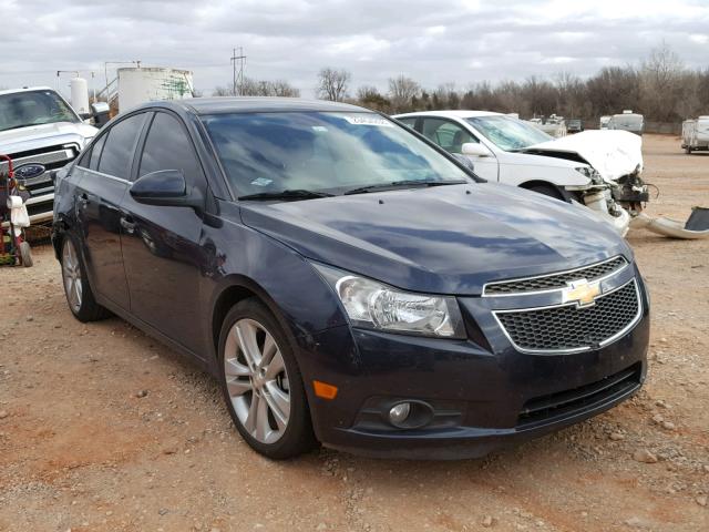 1G1PG5SB6E7189878 - 2014 CHEVROLET CRUZE LTZ BLUE photo 1