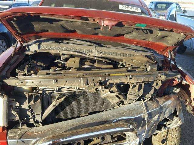 1N6AA07B04N551155 - 2004 NISSAN TITAN XE RED photo 7