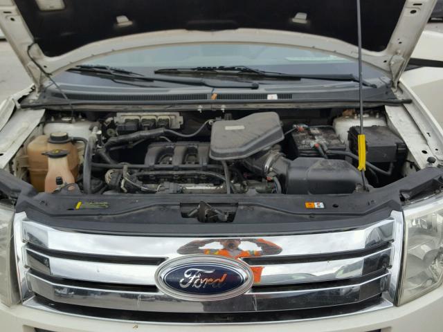 2FMDK38CX8BB23435 - 2008 FORD EDGE SEL WHITE photo 7