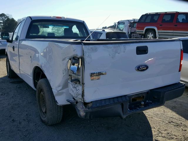 1FTRF12258KC28313 - 2008 FORD F150 WHITE photo 3