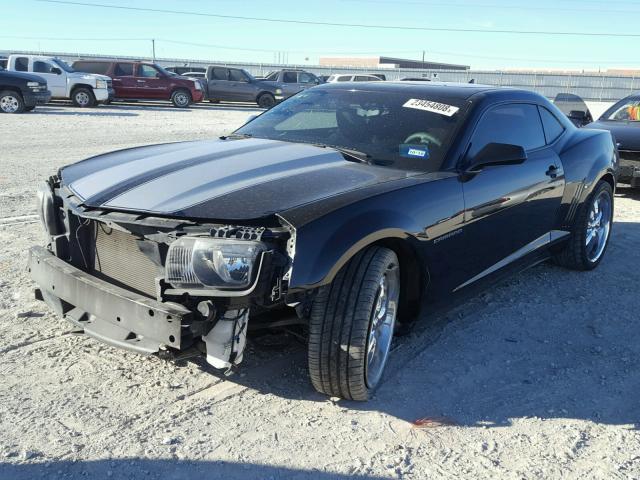 2G1FA1EV4A9198003 - 2010 CHEVROLET CAMARO LS BLACK photo 2