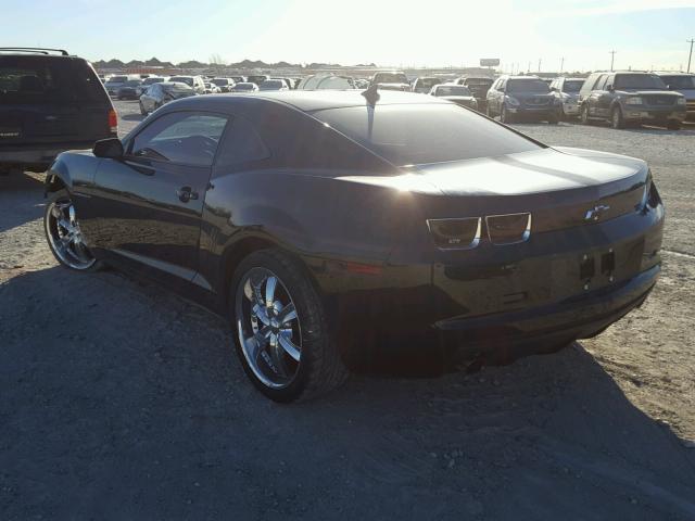 2G1FA1EV4A9198003 - 2010 CHEVROLET CAMARO LS BLACK photo 3