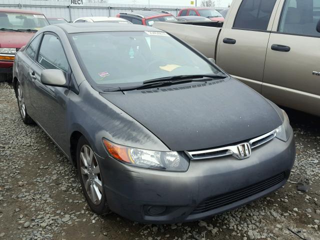 2HGFG12876H506400 - 2006 HONDA CIVIC EX GRAY photo 1