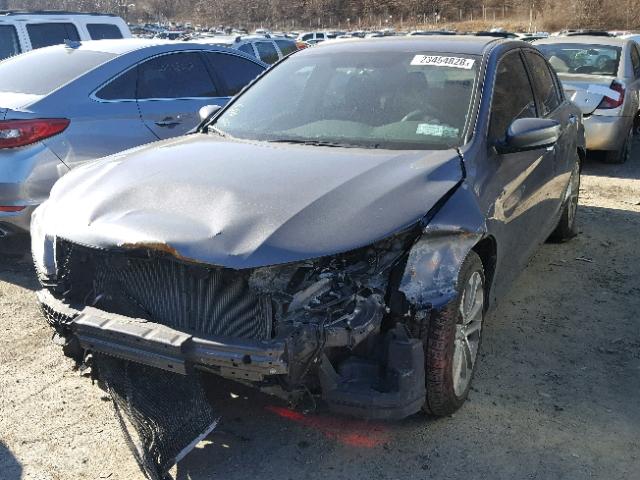 1HGCR2F51DA016534 - 2013 HONDA ACCORD SPO GRAY photo 2