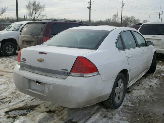 2G1WF5EK4B1261244 - 2011 CHEVROLET IMPALA LS WHITE photo 4