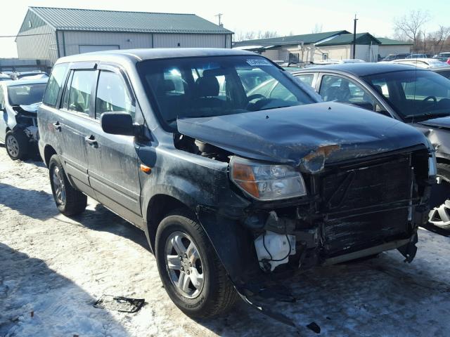 5FNYF181X6B016592 - 2006 HONDA PILOT LX GRAY photo 1