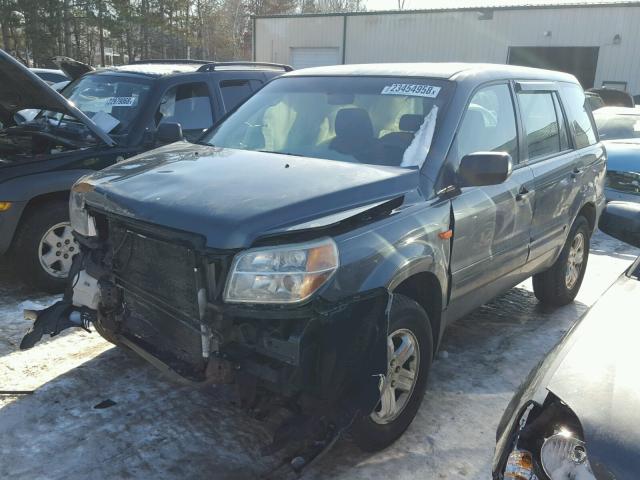 5FNYF181X6B016592 - 2006 HONDA PILOT LX GRAY photo 2