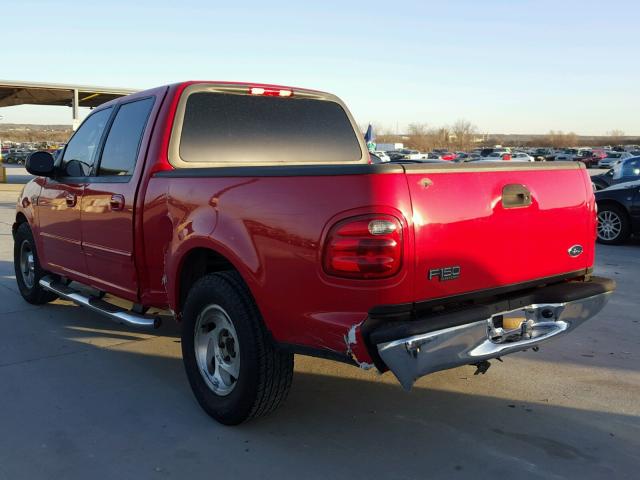 1FTRW07643KC31041 - 2003 FORD F150 SUPER RED photo 3