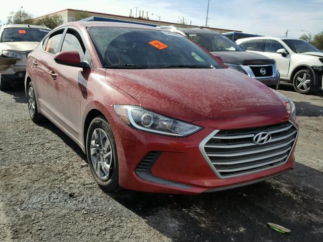 KMHD74LF3HU380018 - 2017 HYUNDAI ELANTRA SE RED photo 1