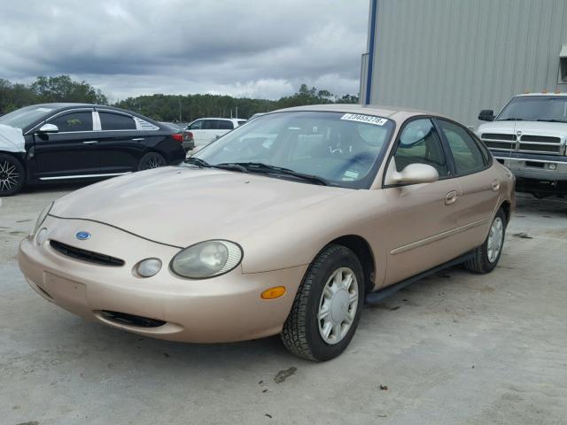 1FALP52U9TG301261 - 1996 FORD TAURUS GL TAN photo 2