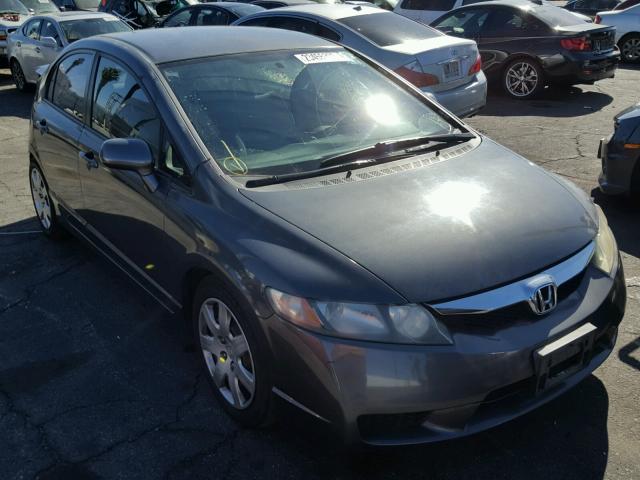 2HGFA16559H519765 - 2009 HONDA CIVIC LX GRAY photo 1