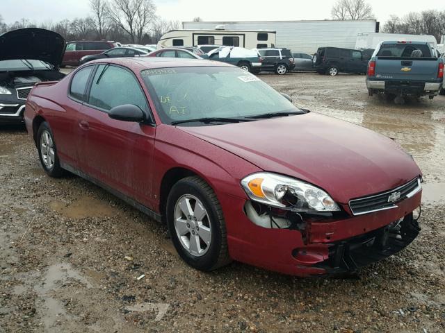 2G1WM15K169247176 - 2006 CHEVROLET MONTE CARL RED photo 1