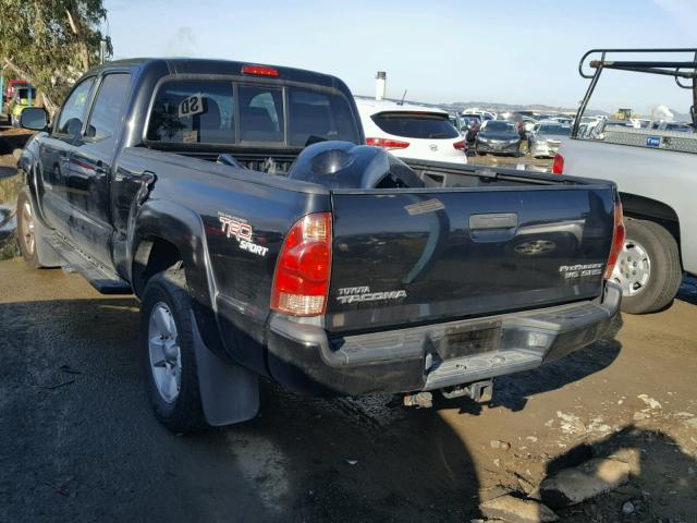 5TEKU72N68Z507608 - 2008 TOYOTA TACOMA DOU BLACK photo 3