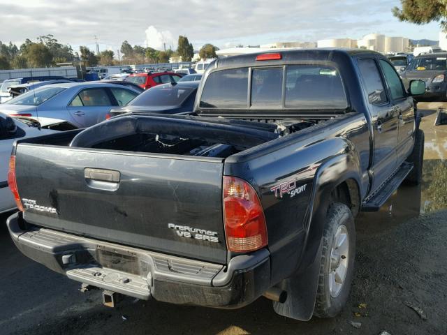 5TEKU72N68Z507608 - 2008 TOYOTA TACOMA DOU BLACK photo 4