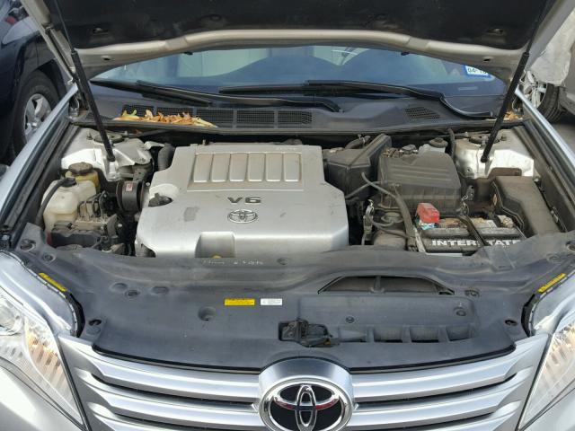 4T1BK3DB8BU374539 - 2011 TOYOTA AVALON BAS SILVER photo 7