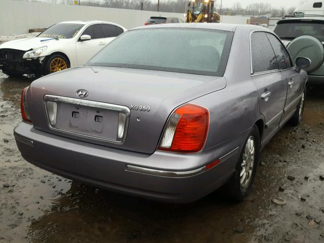 KMHFU45E05A404472 - 2005 HYUNDAI XG 350 SILVER photo 4