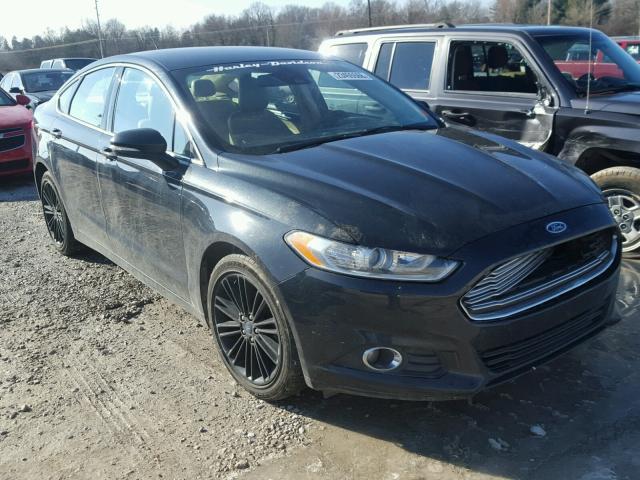 3FA6P0H99DR377334 - 2013 FORD FUSION SE BLACK photo 1