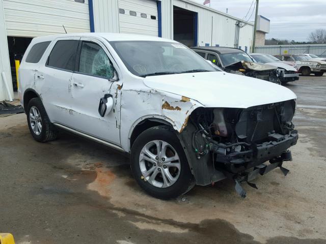 1C4RDHAG7DC661891 - 2013 DODGE DURANGO SX WHITE photo 1