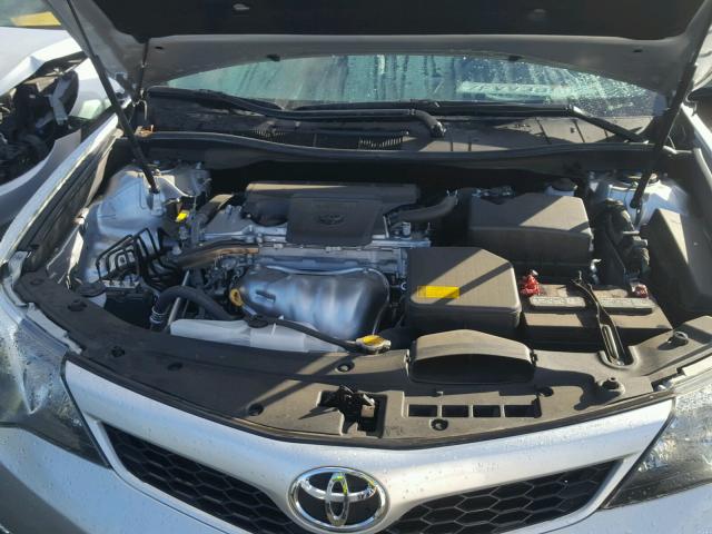 4T1BF1FK3EU373891 - 2014 TOYOTA CAMRY L SILVER photo 7