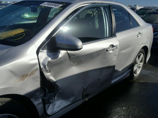 4T1BF1FK3EU373891 - 2014 TOYOTA CAMRY L SILVER photo 9