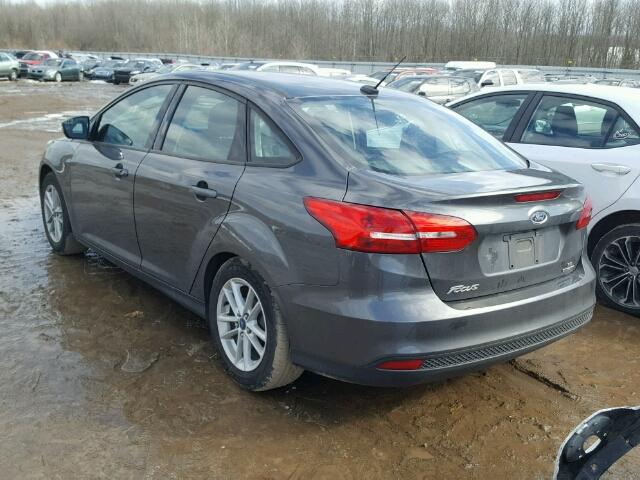 1FADP3F27FL356997 - 2015 FORD FOCUS SE BLACK photo 3