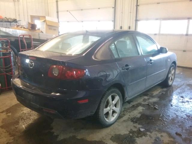 JM1BK32F961456216 - 2006 MAZDA 3 I BLUE photo 4