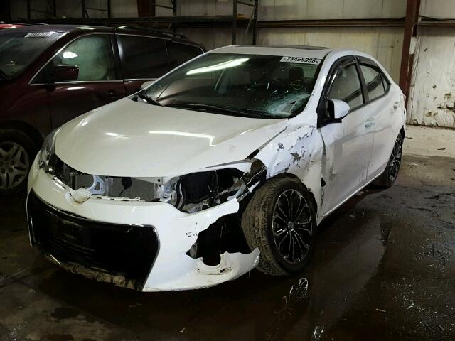 5YFBURHE9EP154947 - 2014 TOYOTA COROLLA L WHITE photo 2