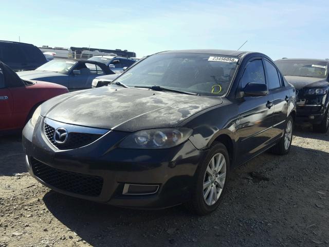 JM1BK12F681860338 - 2008 MAZDA 3 I BLACK photo 2